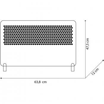 Olimpia Splendid 99551 Caleo TT Convector 2000 W Turbo y Temproizador, 70 m³