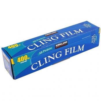 Kirkland Signature Cling Film - Papel celofán, 345 mm x 400 m, transparente