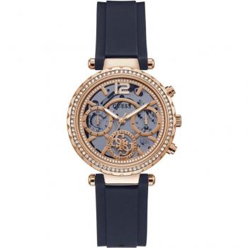 Reloj de mujer Guess Solstice GW0484L2 de silicona y correa azul
