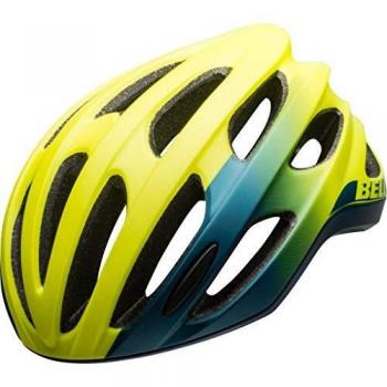 BELL Formula Casco de Ciclismo Road, Mate/Brillante hi-Viz/Azul, Medium