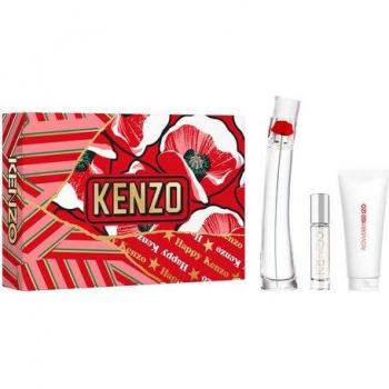 Kenzo Flower by Kenzo Women's Gift Set - Eau de Parfum 50ml, Travel Spray 10ml, Body Lotion 75ml