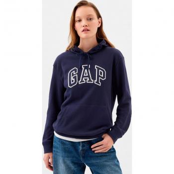 Sudadera de mujer GAP con capucha y logo, color azul marino
