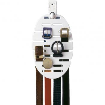 Rayen 2204 - Colgador de cinturones con soporte autoadhesivo y capacidad de hasta 20 cinturones