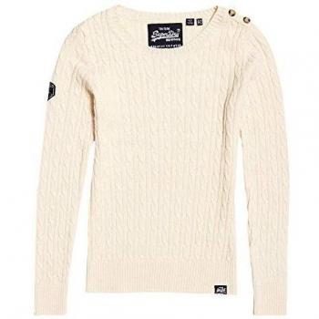 Superdry Croyde - Cable de Punto - Amarillo - 42