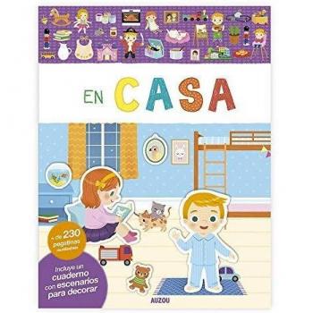 Primeras pegatinas, la casa