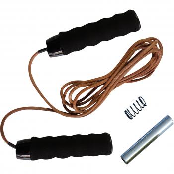 Weighted Leather Skipping Rope Sveltus
