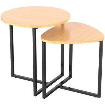 Set de 2 Mesas Auxiliares Moa Vinthera Metal