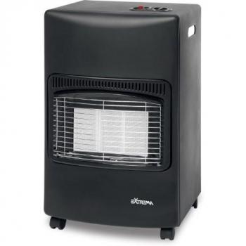 Estufa de Infrarrojos Negra 4200W con Interruptor de Seguridad Antiribaltamiento para Espacios de 54 a 216 m³
