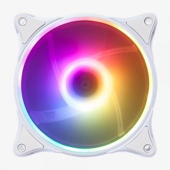 Hiditec ARGB-N-18 White Gaming Ventilador 120mm