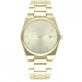 Reloj unisex Radiant Air RA636203 de acero inoxidable con correa dorada