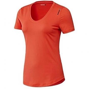 Reebok Wor SW Tee Camiseta, Mujer, Naranja
