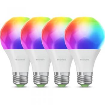 Bombillas Inteligentes Nanoleaf Essentials E27 RGBW Matter - Set de 4