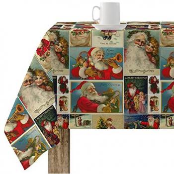 Mantel resinado antimanchas Belum Vintage Christmas Multicolor 100 x 150 cm