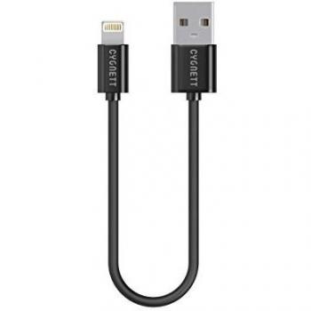 Cygnett 10cm, Lightning - USB2.0 0.1m USB A Lightning Color blanco - Cable USB