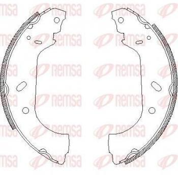 Kit de zapatas de freno REMSA 4417.00 para frenos de tambor