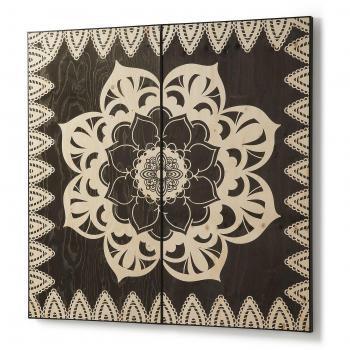Kavehome Set Paneles Murales Kui, flores