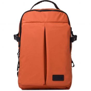 Mochila Grande KCB Skid para Hombre Naranja con Compartimento para Portátil de hasta 15 Pulgadas, 100% Vegana