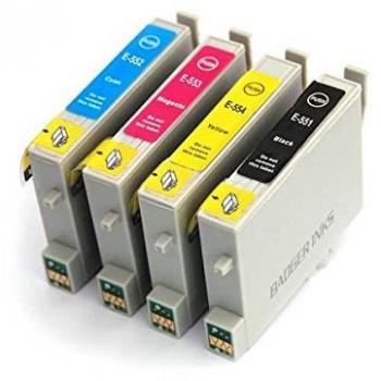 Inkoem CCICTC0181 Cartucho Remanufacturado Compatible con Epson T0554, Amarillo