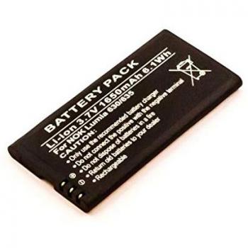MicroBattery MBXNOK-BA0042 Ión de litio 1650mAh 3.7V batería recargable - Batería/Pila recargable