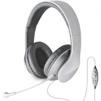 Edifier K830 Binaurale Diadema Negro, Color blanco auricular con micrófono - Auriculares con micrófono