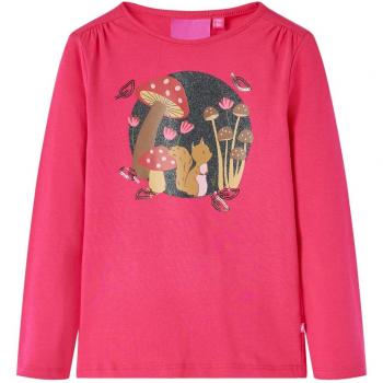 Camiseta de Niño de Manga Larga Estampado de Ardilla