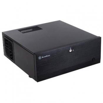 Silverstone SST-GD07B - Grandia HTPC ATX Carcasa de Ordenador, Rendimiento silencioso con Alto Flujo de Aire, Negro