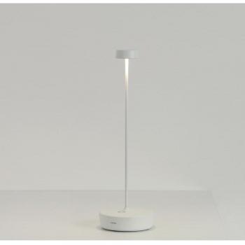 Lámpara de Mesa LED Zafferano Swap batería IP65 touchdim blanca recargable y regulable