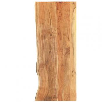 Encimera para armario tocador de madera maciza de acacia 140x52x3,8 cm