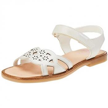 Sandalias Abiertas de Piel Beige para Niña Pablosky 420538