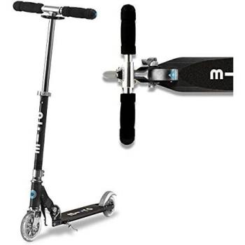 Micro® Sprite, Original Design, Patinete 2 Ruedas Plegable, +6 Años, Peso 2,85kg, Carga Máx 100Kg, Aluminio, Plataforma Antideslizante, Rodamientos ABEC 9