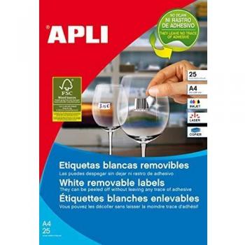 Apli 10314 - Etiquetas adhesivas, 45 x 8 mm