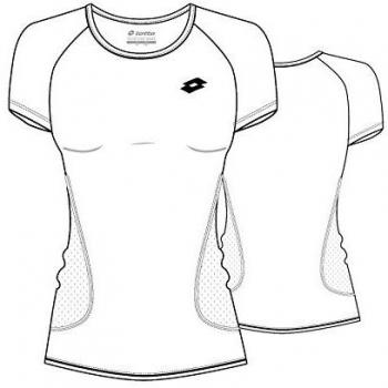 Lotto Shela IV tee W - Camiseta, Mujer, Blanco