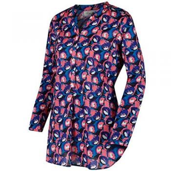 Regatta Mackayla Camisas de Las Mujeres, Mujer, Color Azul Marino, tamaño Talla 18