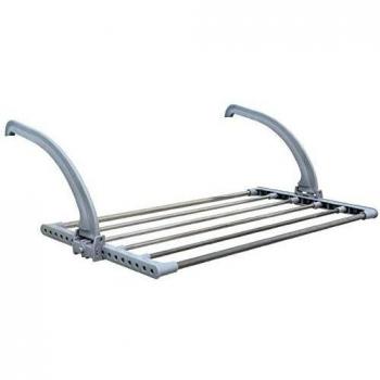 Tendedero para colgar en radiador de acero inoxidable 30x63x25 cm, plegable y ajustable