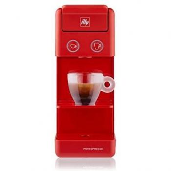 Illy Caffè Espresso und Coffee Máquina de café y3 Iperespresso, 850 W, 0.75 litros, plástico, Rojo