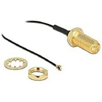 Cable de Antena RF RP-SMA Hembra a MHF-4 Macho, 35 cm, Coaxial, Delock 90478