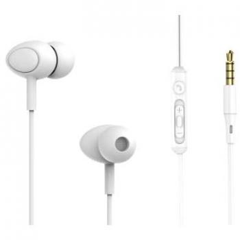 Auriculares Intrauditivos con Cable y Micrófono Tellur Basic Gamma, Blancos