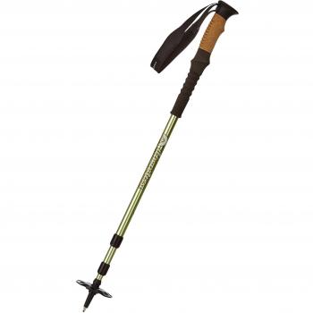 Elementerre TRAMP 1.0 INFINITE - Bastón telescópico ajustable de 65 a 135 cm, color verde, talla de 65 a 135 cm