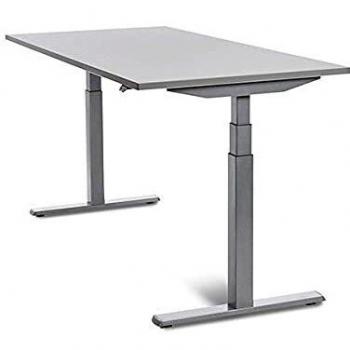 MESA DE ROCADA REGULABLE EN ALTURA ELECTRICAMENTE E-TABLE 160X80CM COLOR GRIS