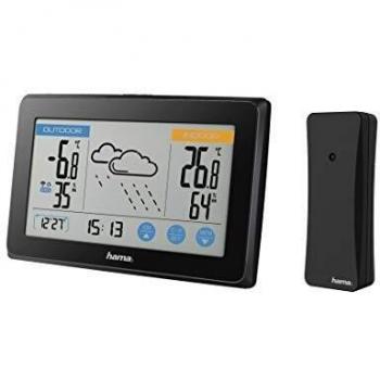 Hama Wetterstation Touch Estación meteorológica, Negro
