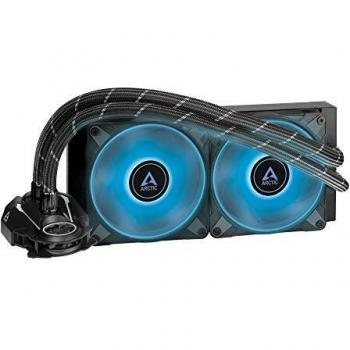 ARCTIC Liquid Freezer II 240 RGB - Disipador líquido All-in-One para CPU con RGB, compatible con Intel y AMD, pompa controlada por PWM, 200-1800 RPM, compatible con LGA1700 - Negro