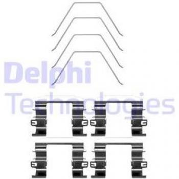 Kit de accesorios DELPHI LX0669, pastillas de freno de disco