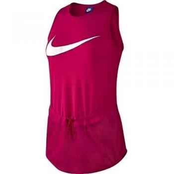 Nike NSW Swsh MSH Camiseta, Mujer, Rosa