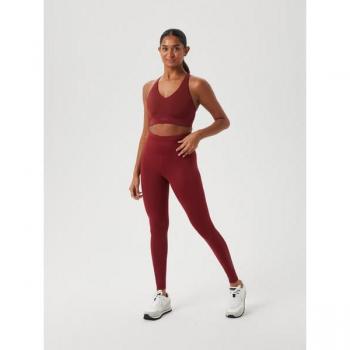 Borg Logo Red Leggings