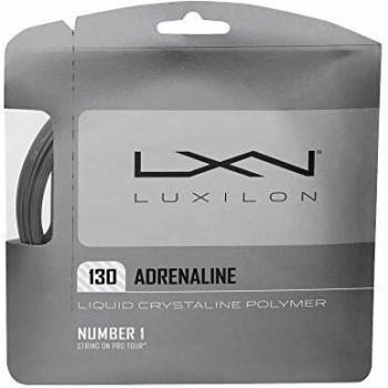 Wilson Luxilon Adrenaline 130 Tennis String Reel - Gray, 200 Meters, 1.30 mm