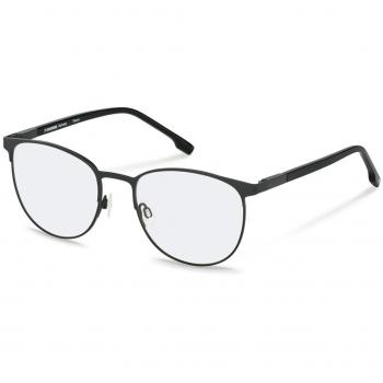 Rodenstock R7148 A Gafas Recetadas para Hombre Negras, Armazones para Hombre Negros, 56 Lentes Recetadas Para Hombre Negros