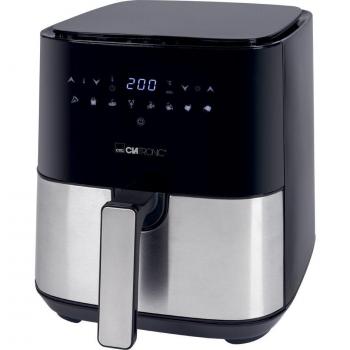 Freidora de aire caliente Clatronic FR 3782, 5L, 1450W, Acero Inoxidable