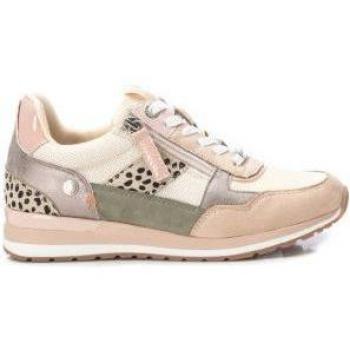 Zapatilla de mujer Refresh 171502 Beige con cremallera
