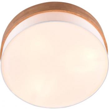Lámpara de Techo Seasons Madera/Blanco Ø 50 cm E27 3 Luces