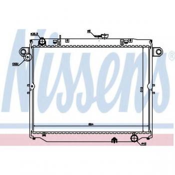 Radiador de refrigeración del motor Nissens 64881